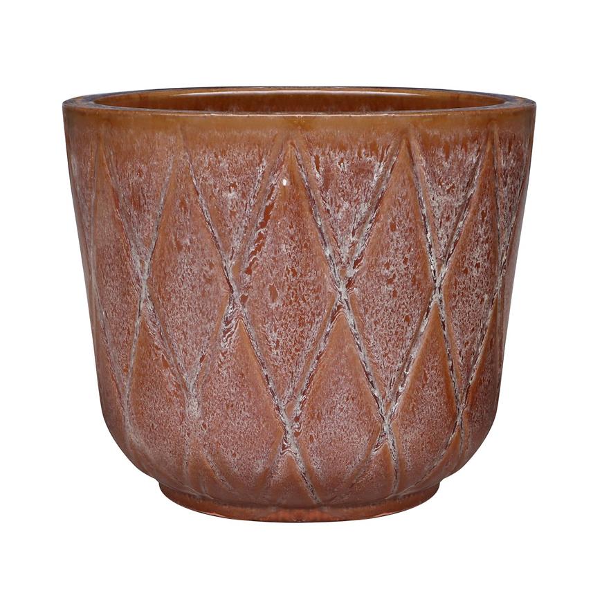 Kvetináč OP19-010 29x29x25 hnedý