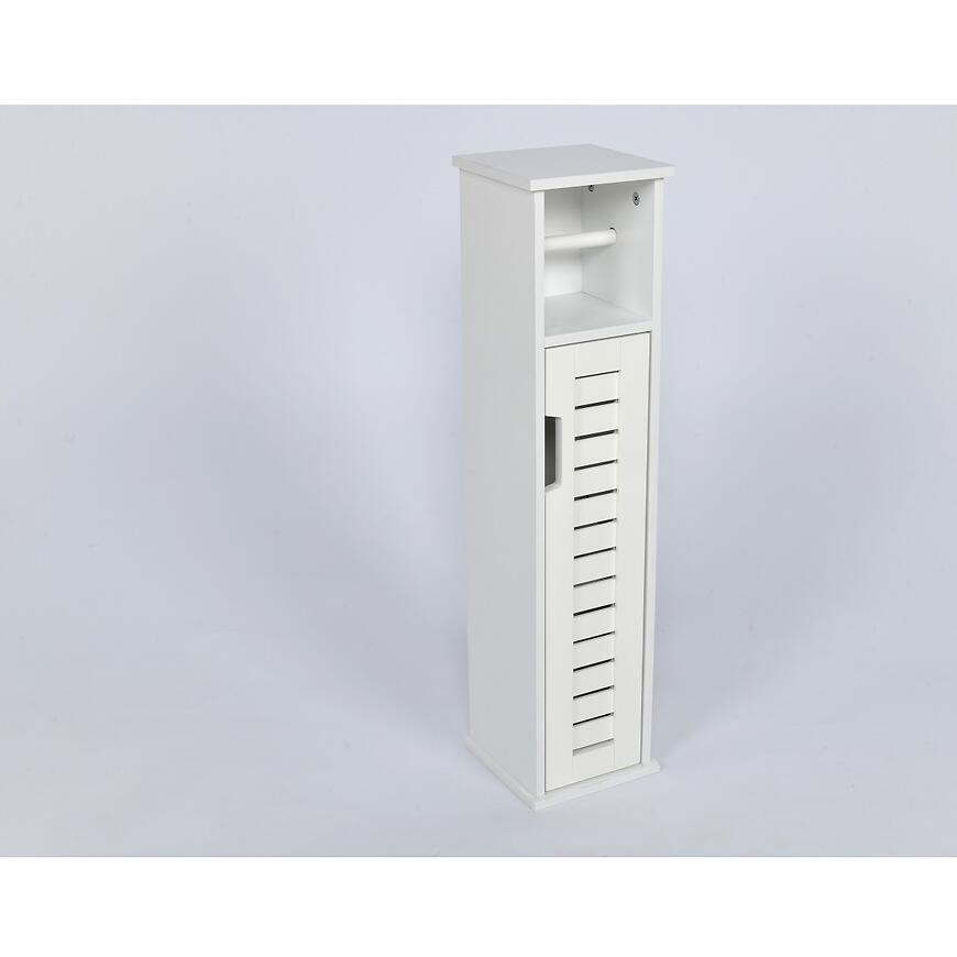 Skrinka na toaletný papier biela