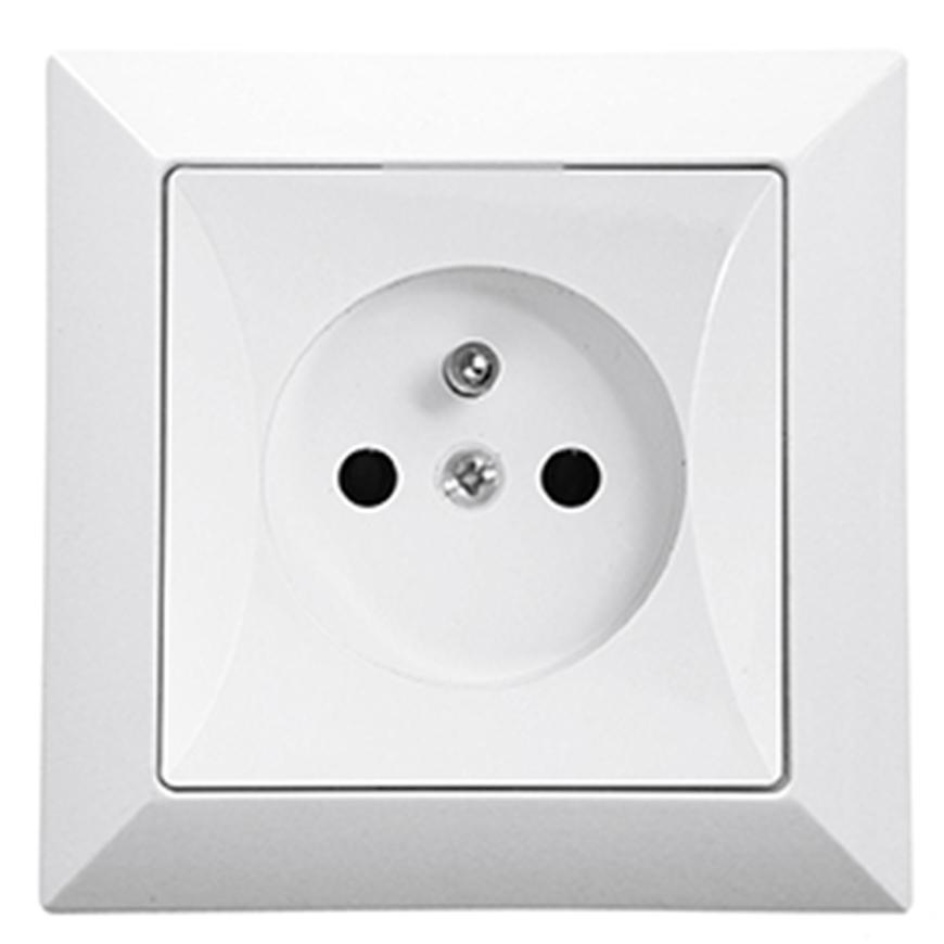 Jedna zásuvka POLA white 33029