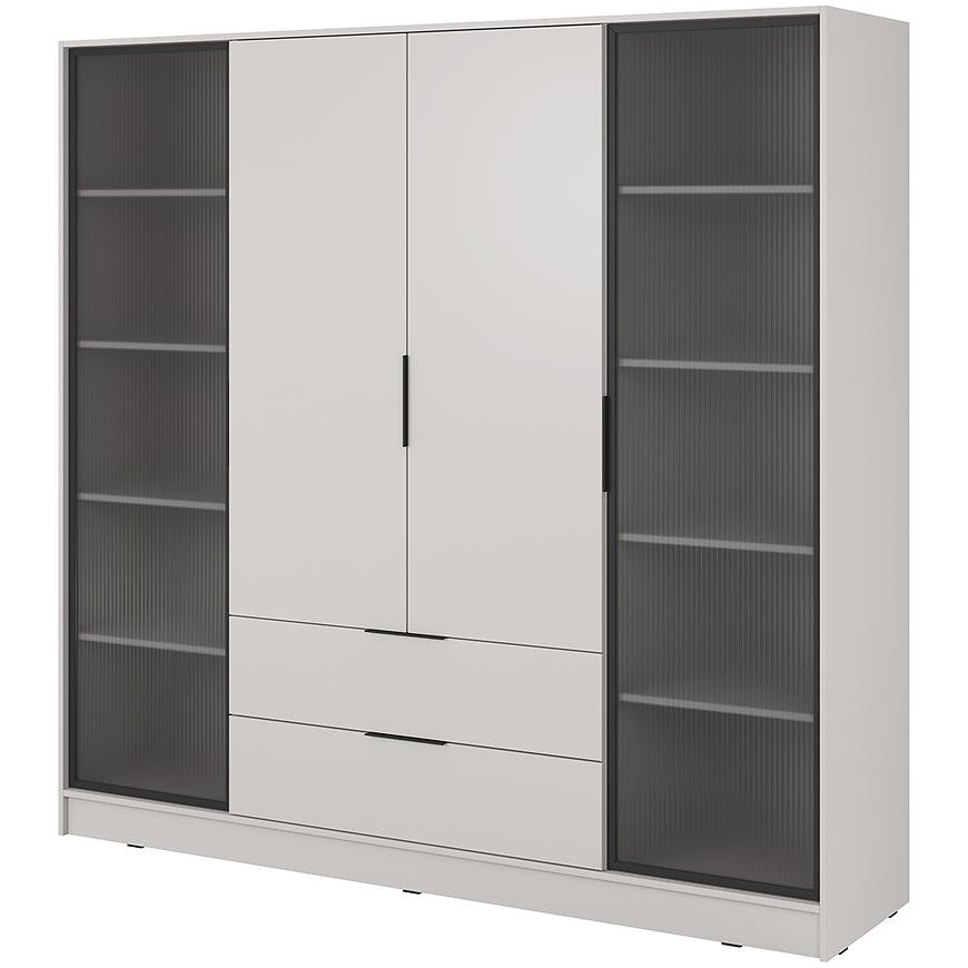 Skriňa Kelly 4D RD cashmere so led