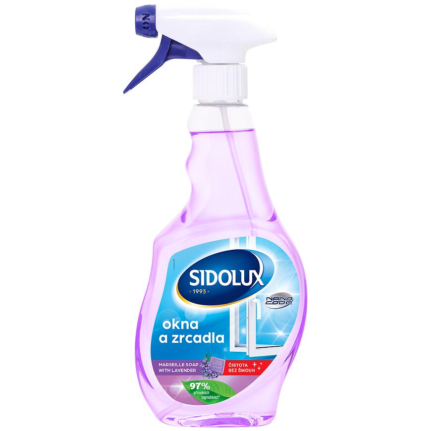 E-shop Sidolux okná a zrkadlá nano code marseill soap with lavender 500 ml