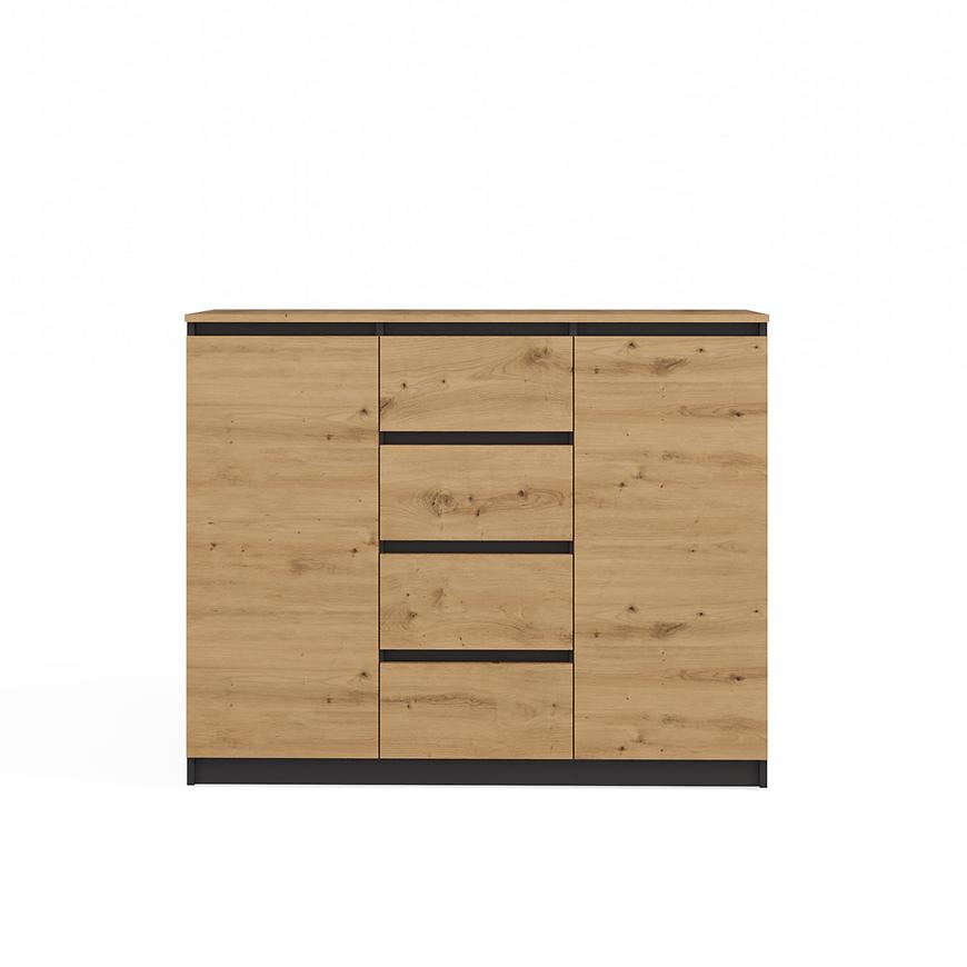 Komoda 2D4S Antracit/Artisan