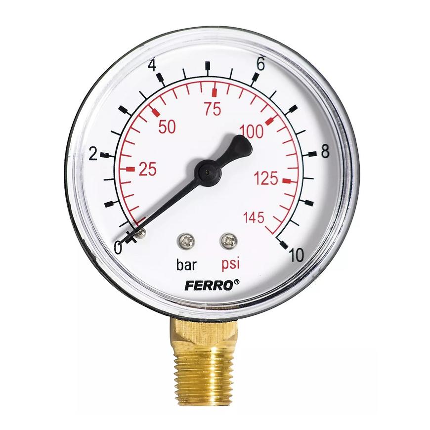 Manometer 63mm 1/4\