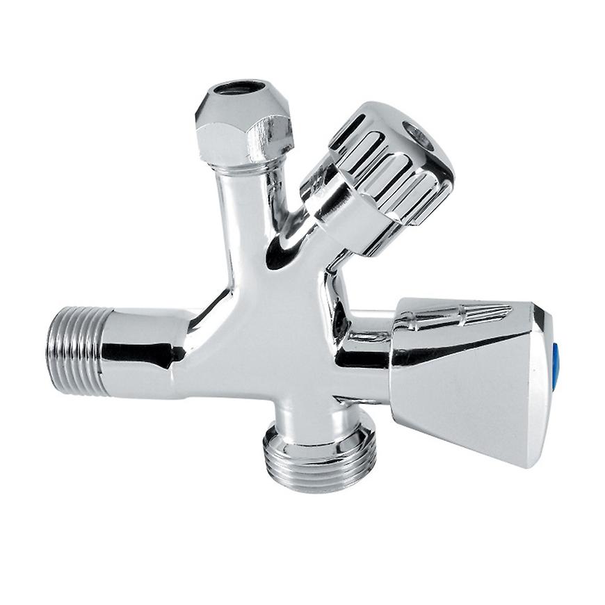 Rohový ventil Kombi 3/8” x 1/2” x 3/4” CHROM