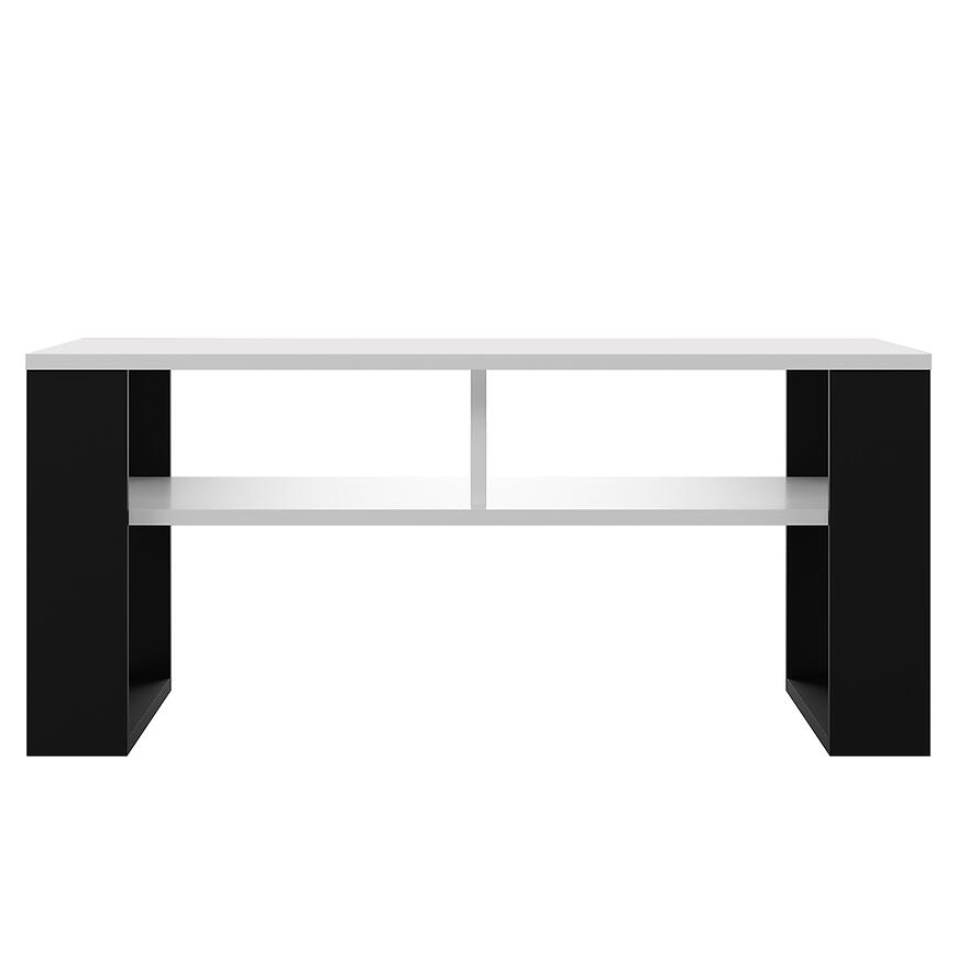 Konferenčný stolík Modern 2p Biela/Čierna