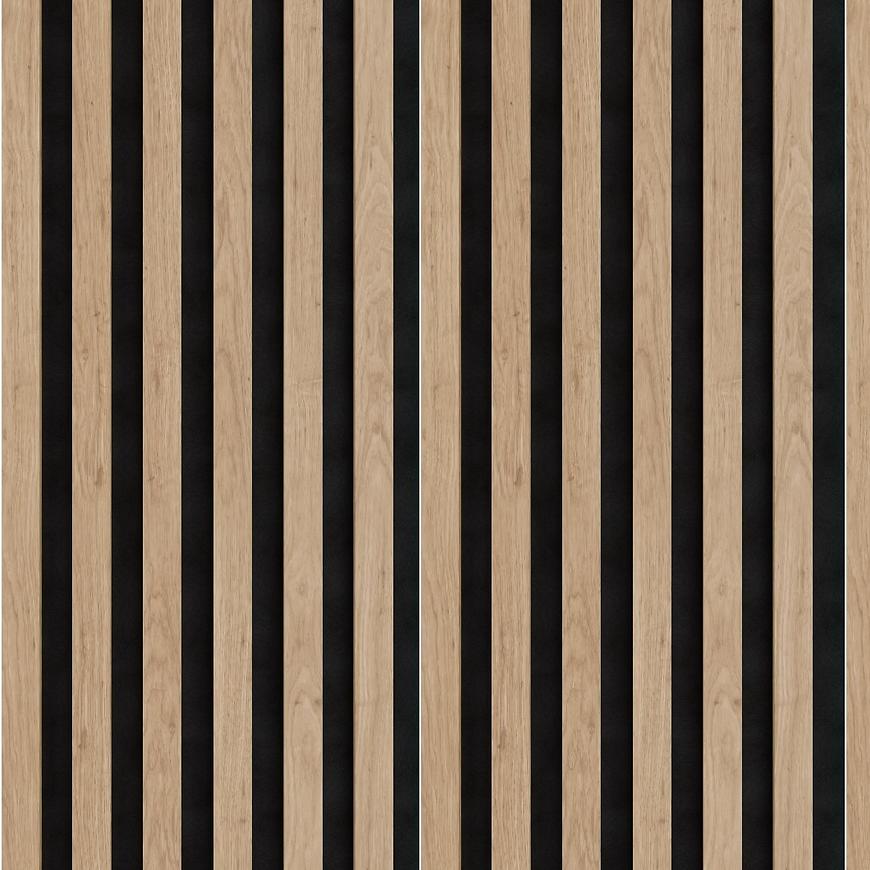 Akustické panely lamelové na plsti Dub Saragossa 30x265 cm