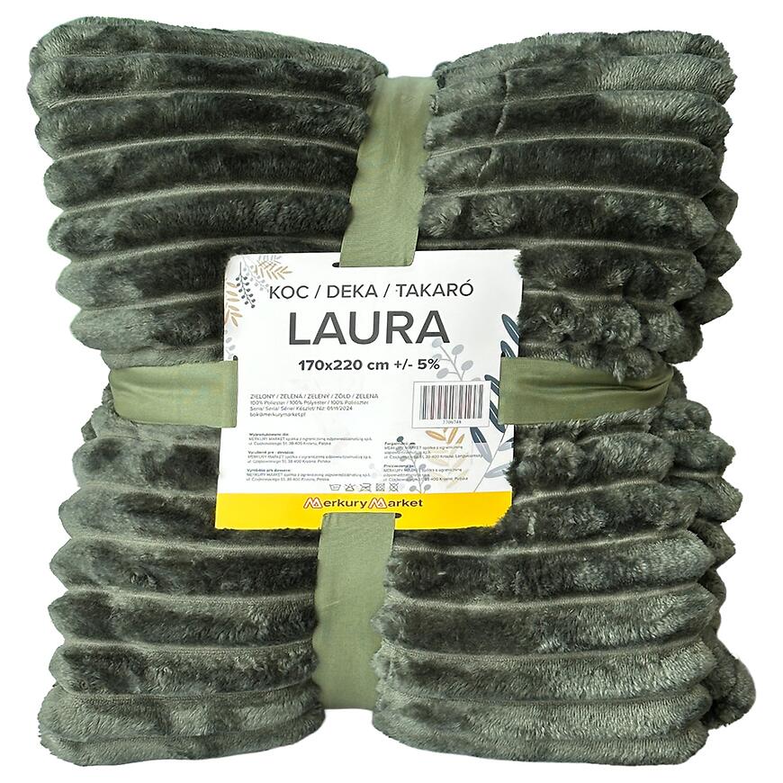 Deka Laura 170x220 cm 2 zelená