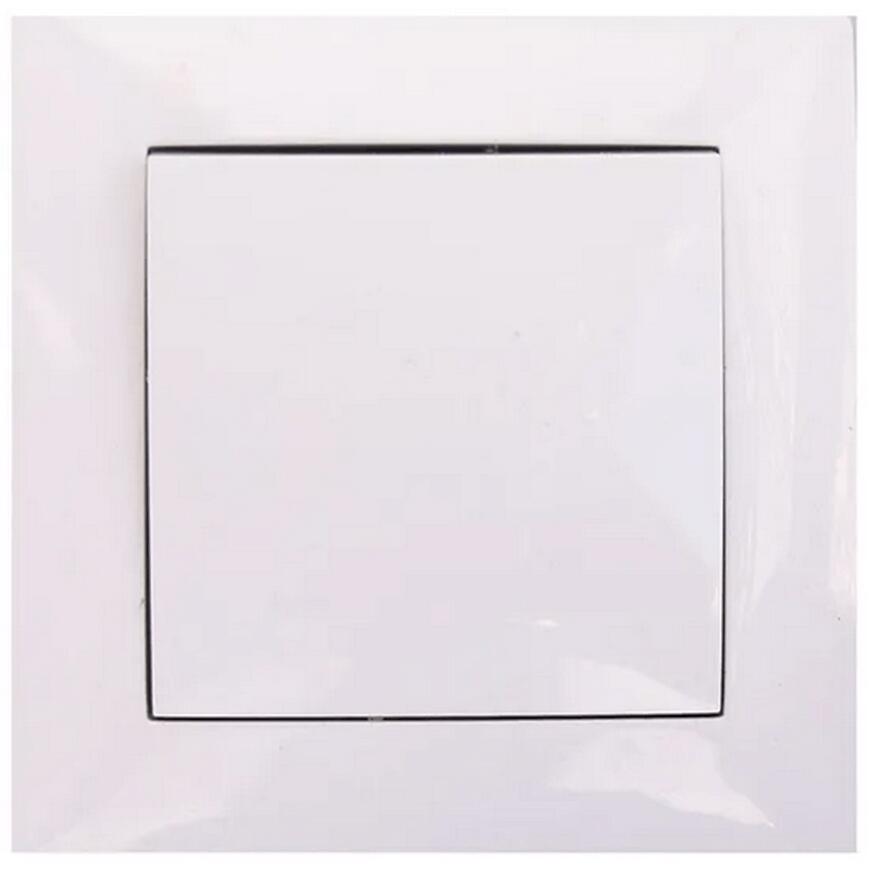 Jednopólový vypínač Wesa biely