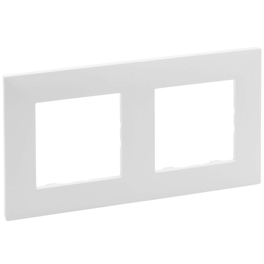 Rámček dvojitý biely