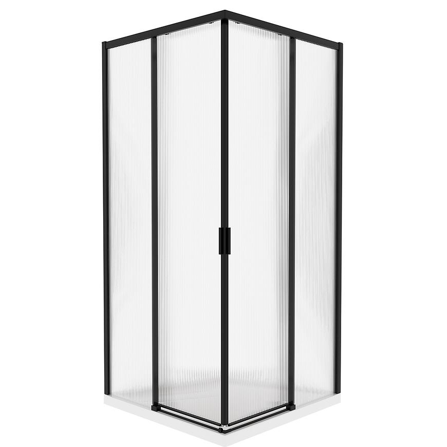 Sprchový kút štvorcový Eter 90x90x190 black