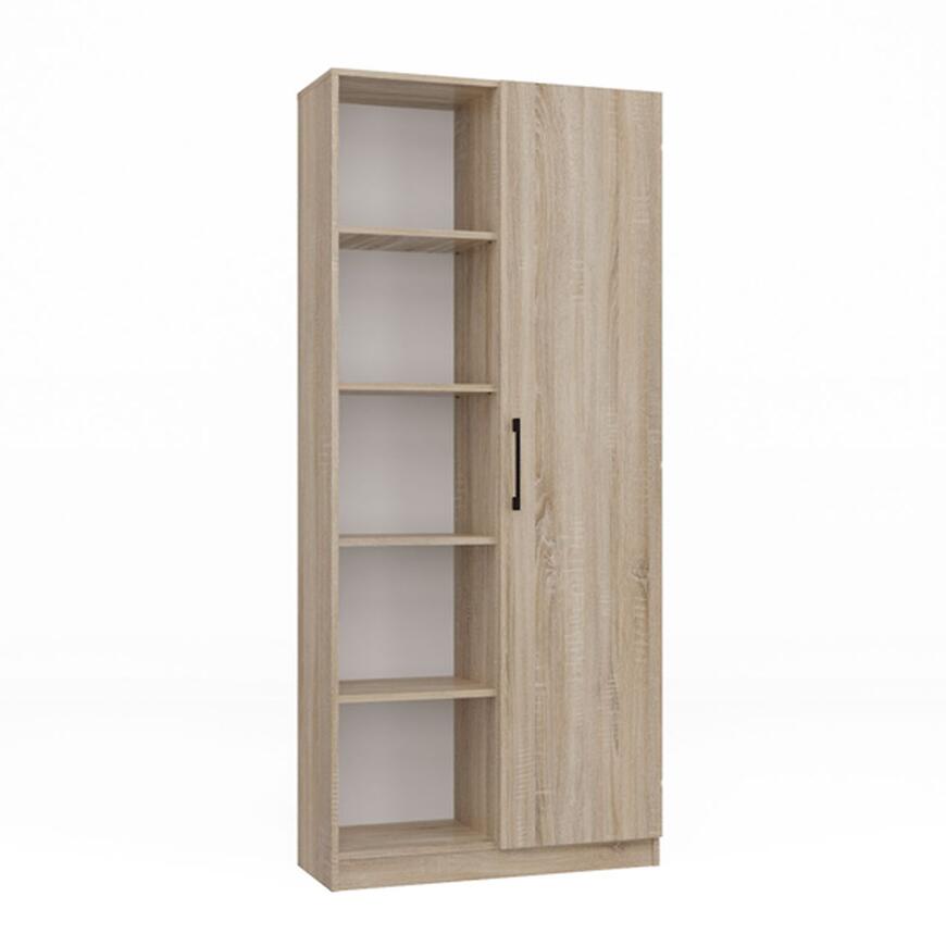 Regál 80cm Dvere Sonoma