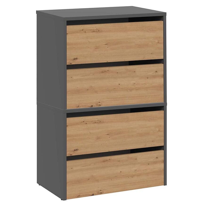 Skrinka na topánky Modo X2 Antracit/Artisan