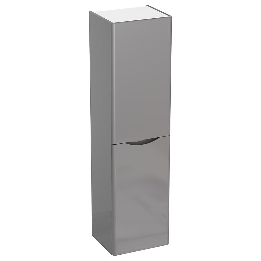 Vysoká skrinka do kúpeľne Austin sivá