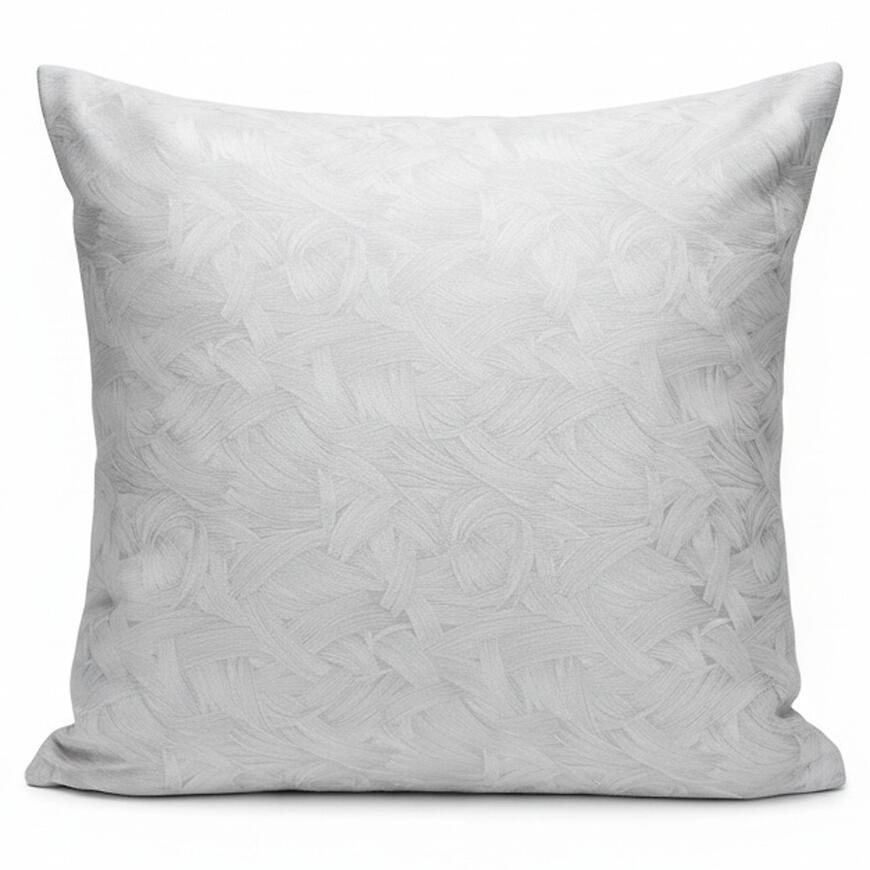 Obliečka na vankúš Rosalia Vet-449 40x40 cm svetlosivá