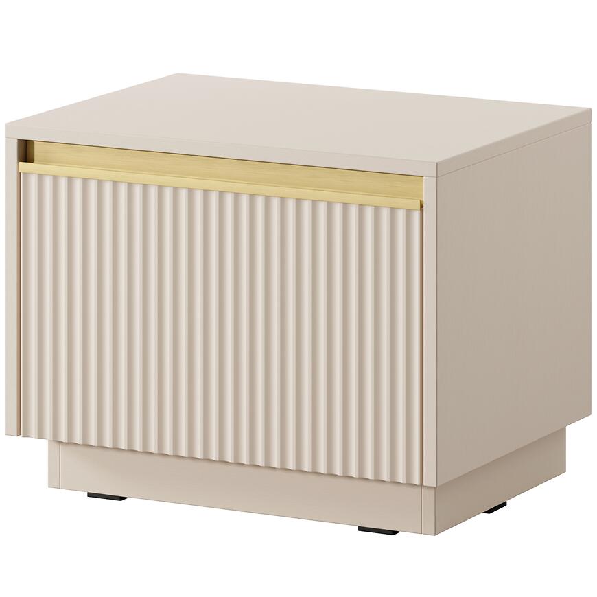 Nočný stolík Royal S54 Pieskovo béžová