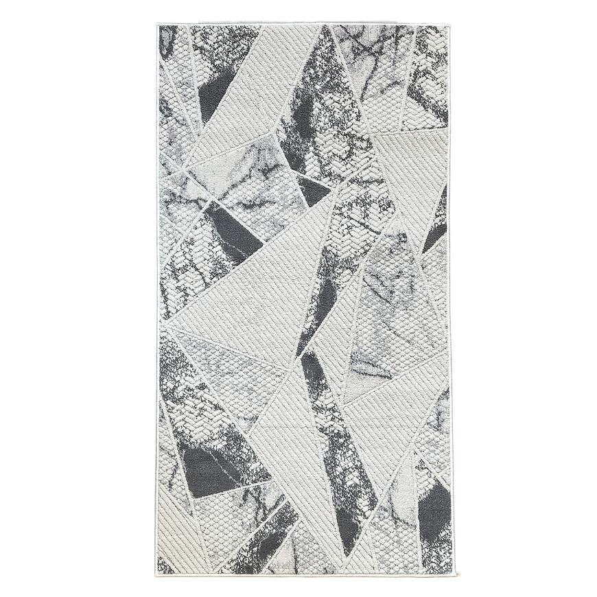 Koberec Merlyne 0,8/1,5 E557A SGZ58 krémový/tmavosivý