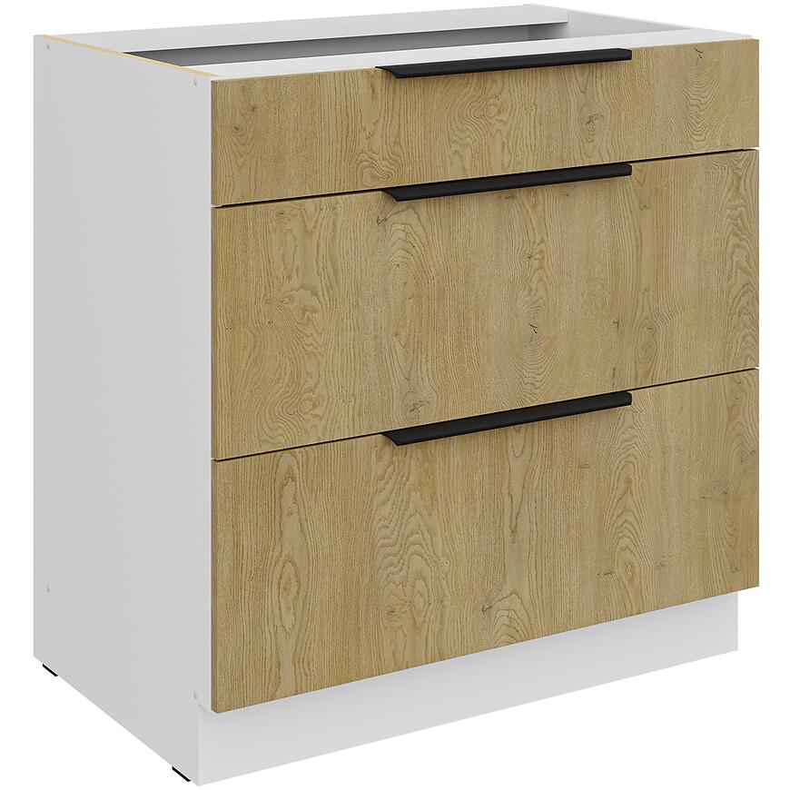 Kuchynská skrinka Cremona Wh 80d 3s Bb