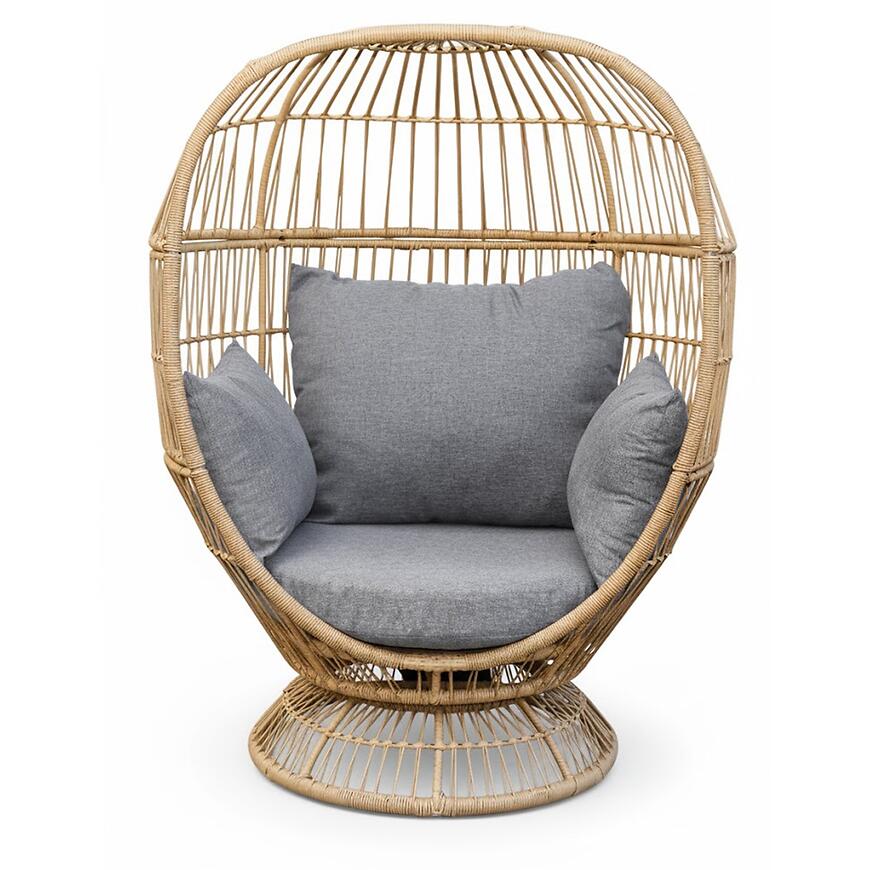 Záhradná otočná stolička Cuddie prírodná