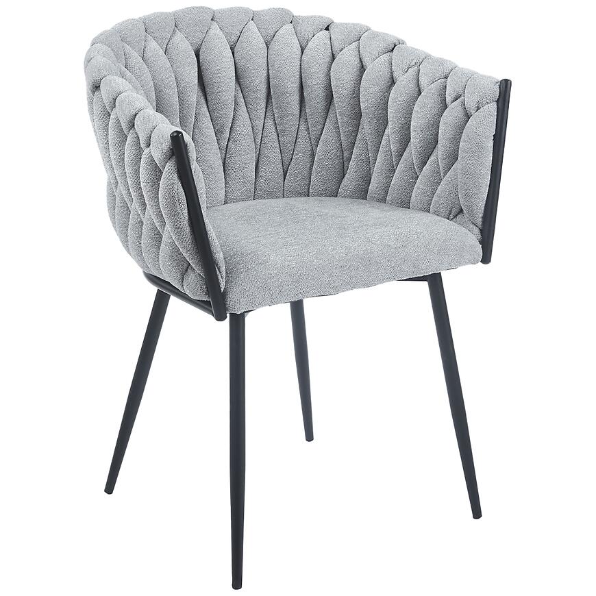 Stolička Asti Raven-06 sivá