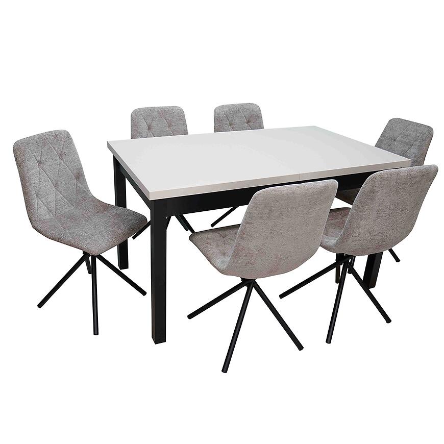 Jedálenská zostava1+6 Juma kašmír/čierna