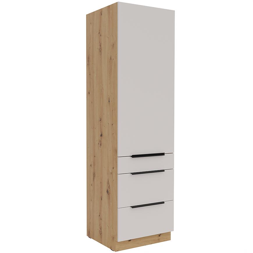 Kuchynská skrinka Solea cashmere/artisan 60DKS-210 1F 3S