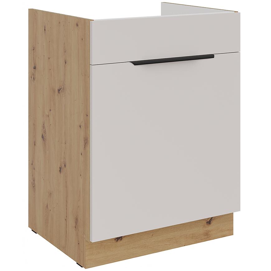 Kuchynská skrinka Solea cashmere/artisan 60ZL 1S BB