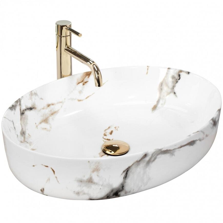 Umývadlo Queen Carrara Shiny