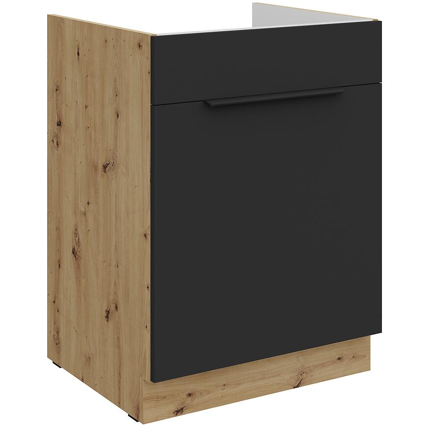 Kuchynská skrinka Aria-Bl/Ar Anti Fingerprint 60zl 1s Bb