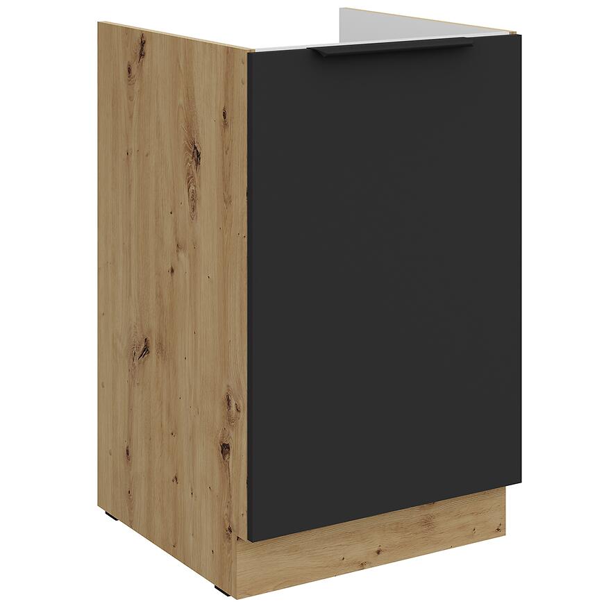 Kuchynská skrinka Aria-Bl/Ar Anti Fingerprint 50zl 1f Bb