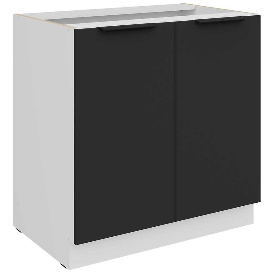 Kuchynská skrinka Aria-Bl/Wh Anti Fingerprint 80d 2f Bb