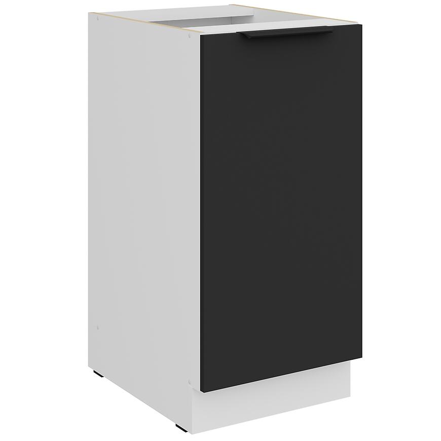 Kuchynská skrinka Aria-Bl/Wh Anti Fingerprint 40d 1f Bb