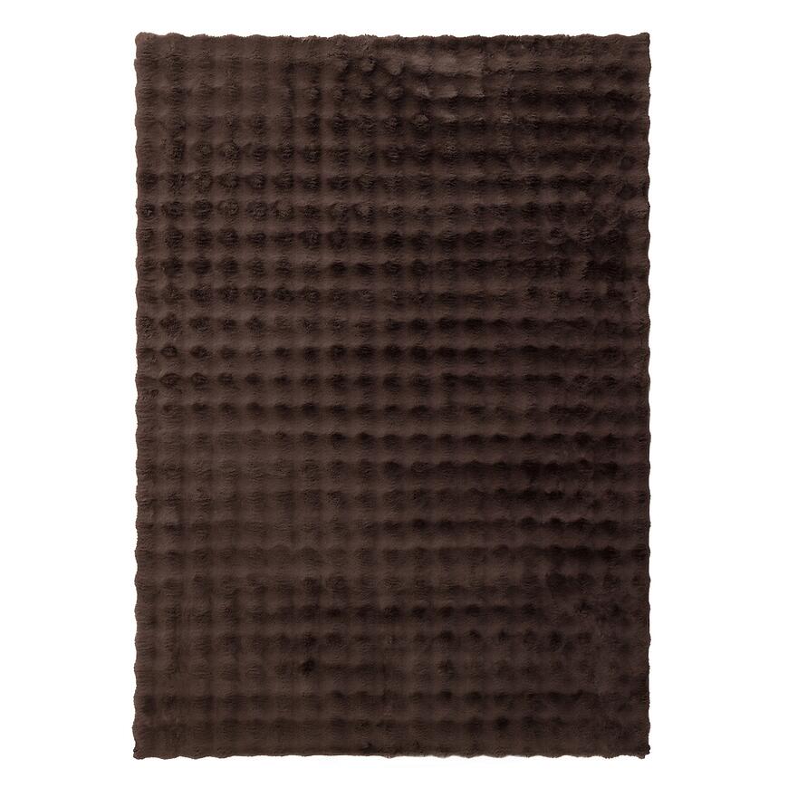 Koberec Rabbit Fur Bubble 0,8/1,5 tmavohnedý
