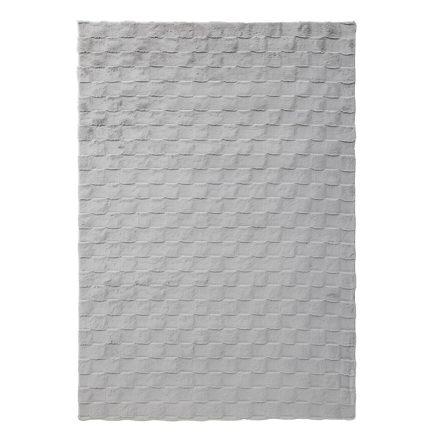 Koberec Rabbit Fur Square 0,8/1,5 sivý