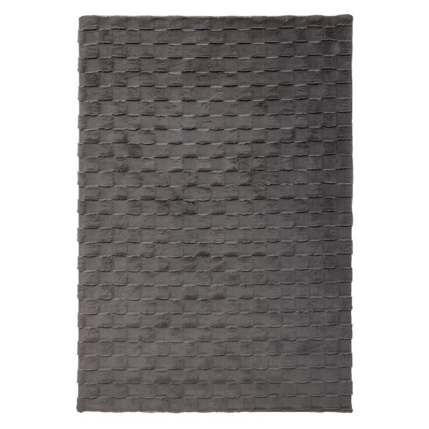 Koberec Rabbit Fur Square 1,6/2,3 sivý