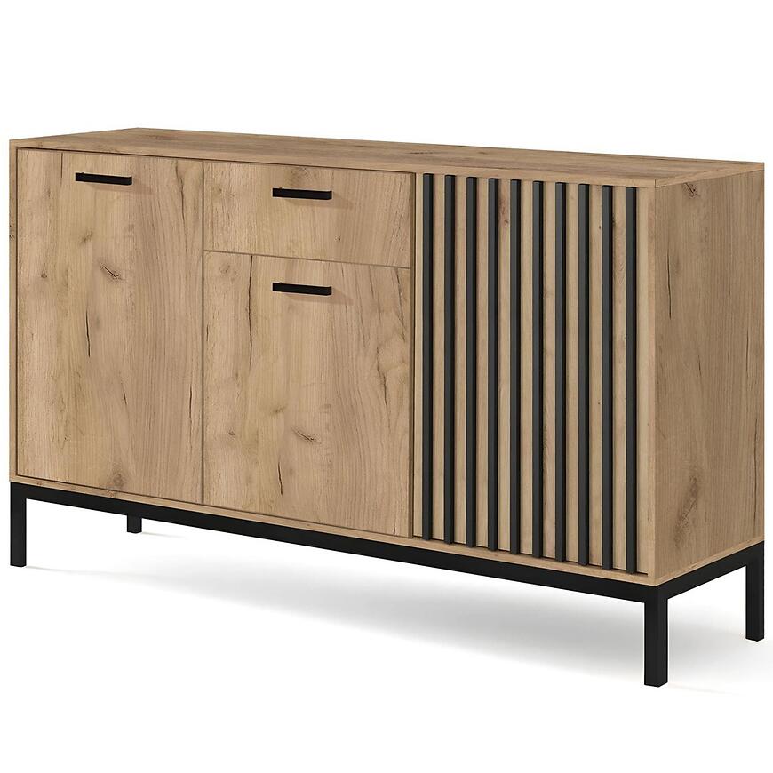 Komoda Lamino KM-1 dub craft/čierna