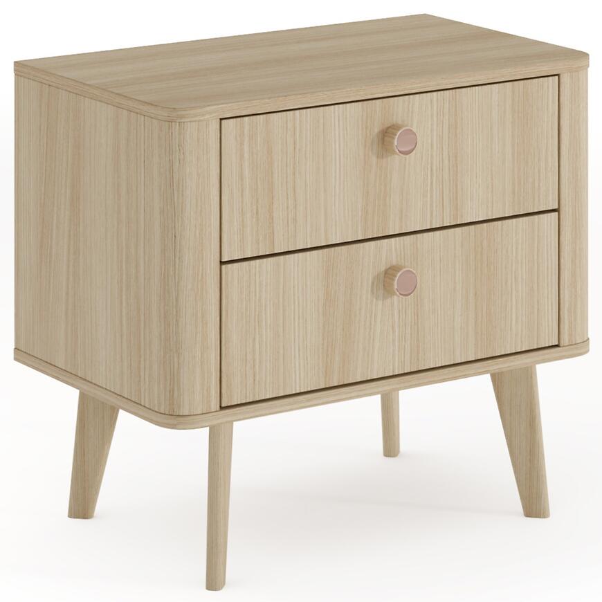 Nočný stolík Viki E 2s Dub Barista