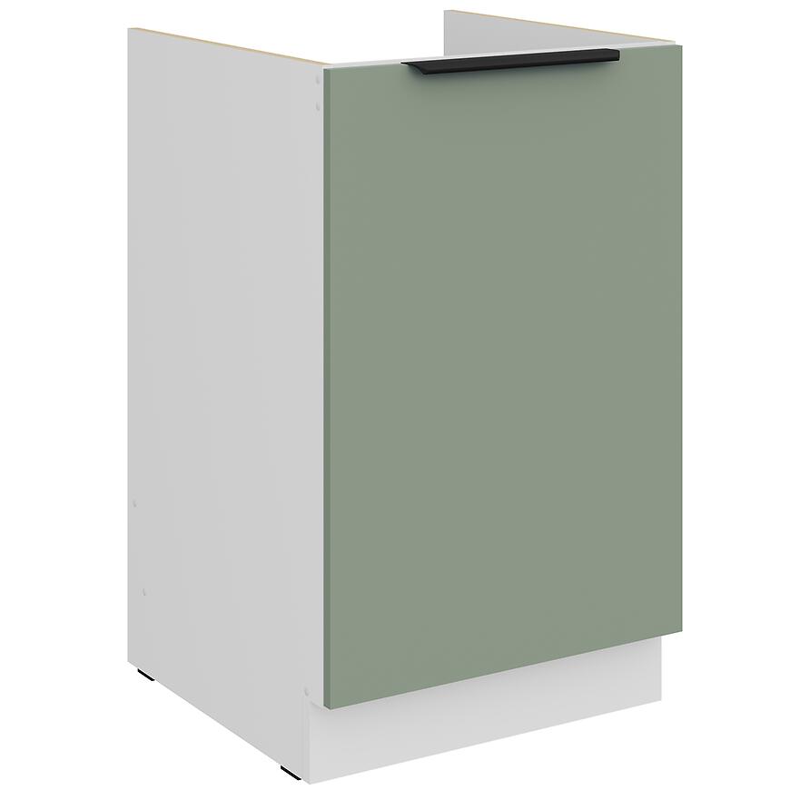 Kuchynská skrinka Aria-Sa/Wh Anti Fingerprint 50zl 1f Bb