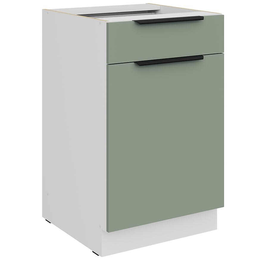 Kuchynská skrinka Aria-Sa/Wh Anti Fingerprint 50d 1f 1s Bb