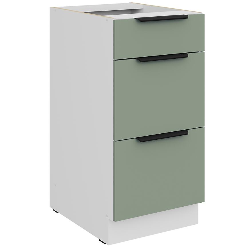 Kuchynská skrinka Aria-Sa/Wh Anti Fingerprint 40d 3s Bb