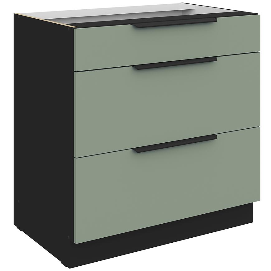 Kuchynská skrinka Aria-Sa/Bl Anti Fingerprint 80d 3s Bb