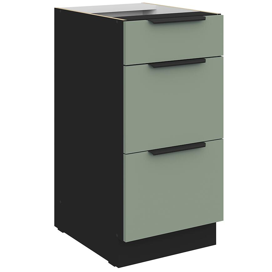 Kuchynská skrinka Aria-Sa/Bl Anti Fingerprint 40d 3s Bb