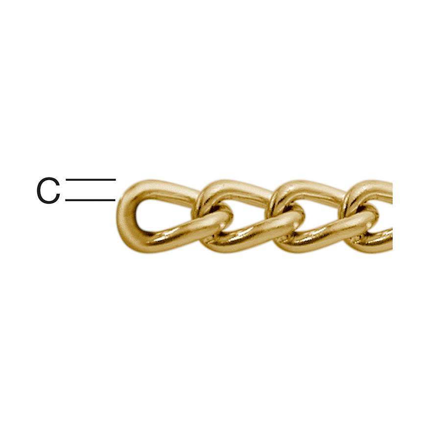 Reťaz Mosadzo – 1.2 mm - Tovar na Mieru