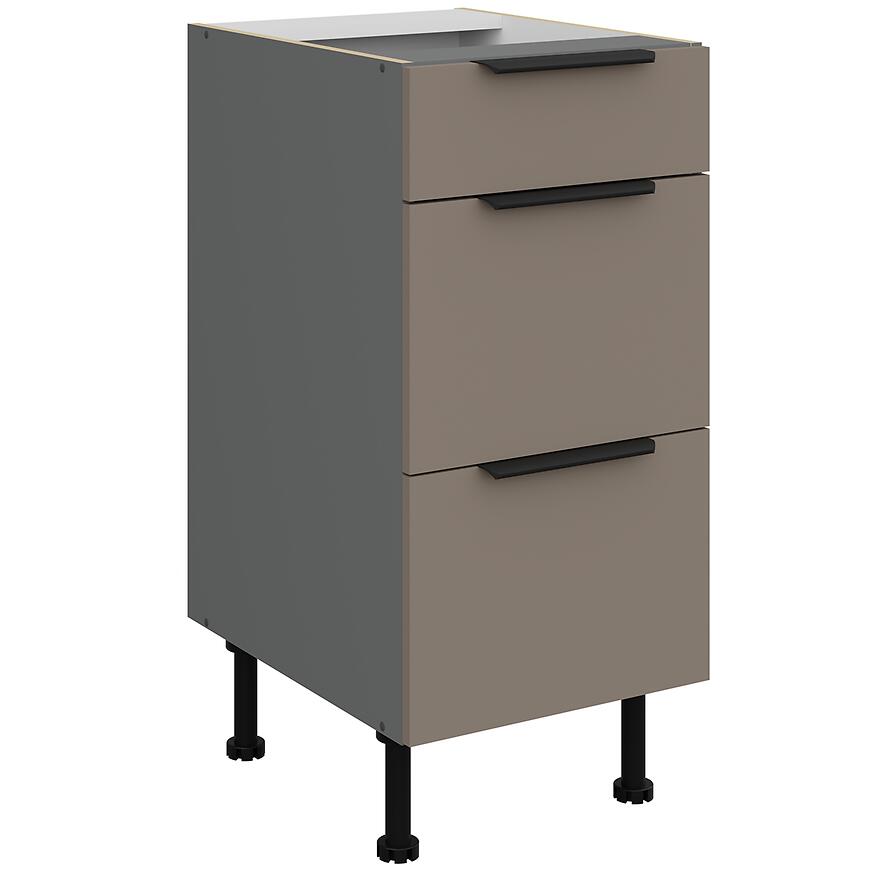 Kuchynská skrinka Aria-Ta/Ant Anti Fingerprint 40d 3s Bb