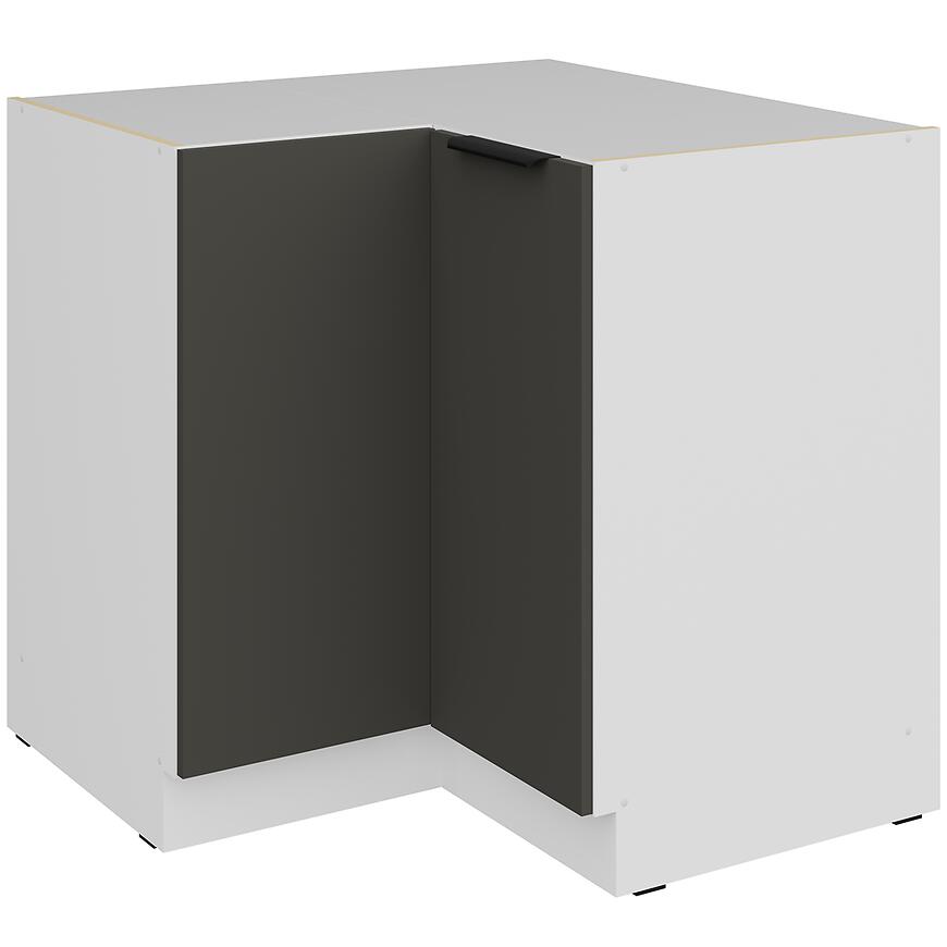 Kuchynská skrinka Aria-Gr/Wh Anti Fingerprint 90x90 Dn 2f Bb