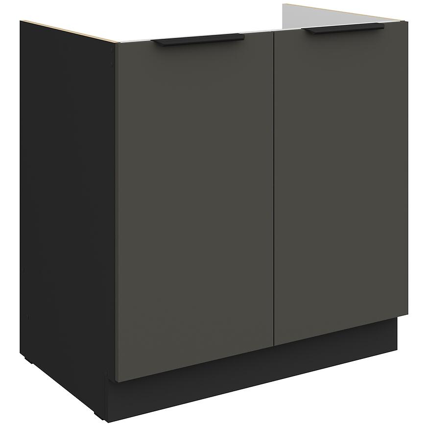 Kuchynská skrinka Aria-Gr/Bl Anti Fingerprint 80zl 2f Bb