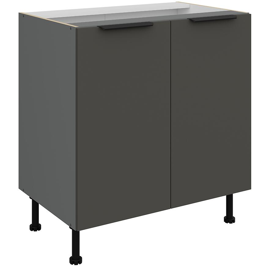 Kuchynská skrinka Aria-Gr/Ant Anti Fingerprint 80d 2f Bb