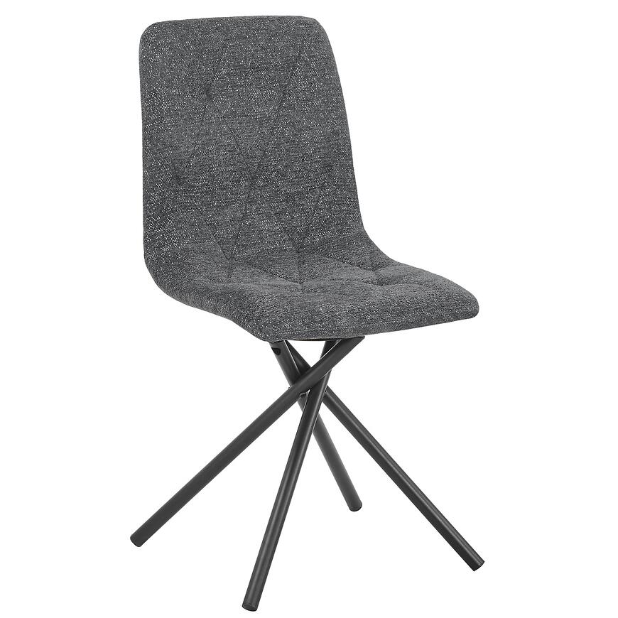 Stolička Luna tmavosivá raven 15