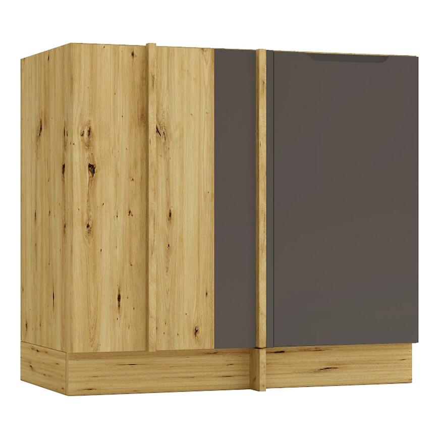 Kuchynská skrinka Cosmo Isabel Dnp P/L Mocca Grey/Dub Artisan