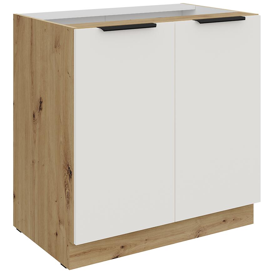 Kuchynská skrinka Aria-Wh/Ar Anti Fingerprint 80d 2f Bb