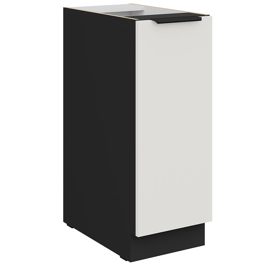 Kuchynská skrinka Aria-Wh/Bl Anti Fingerprint 30d Cargo Bb